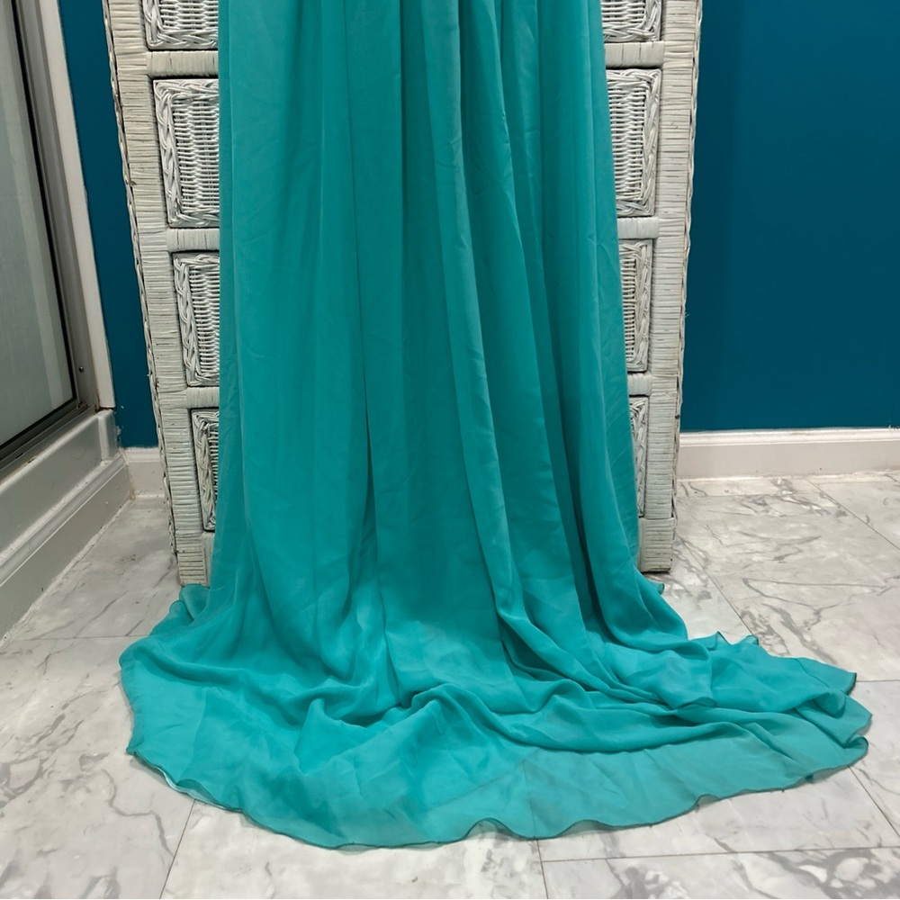 Amelia Couture Long‎ Dress | Green | Size 12 | NWT | D2 - Picture 9 of 14